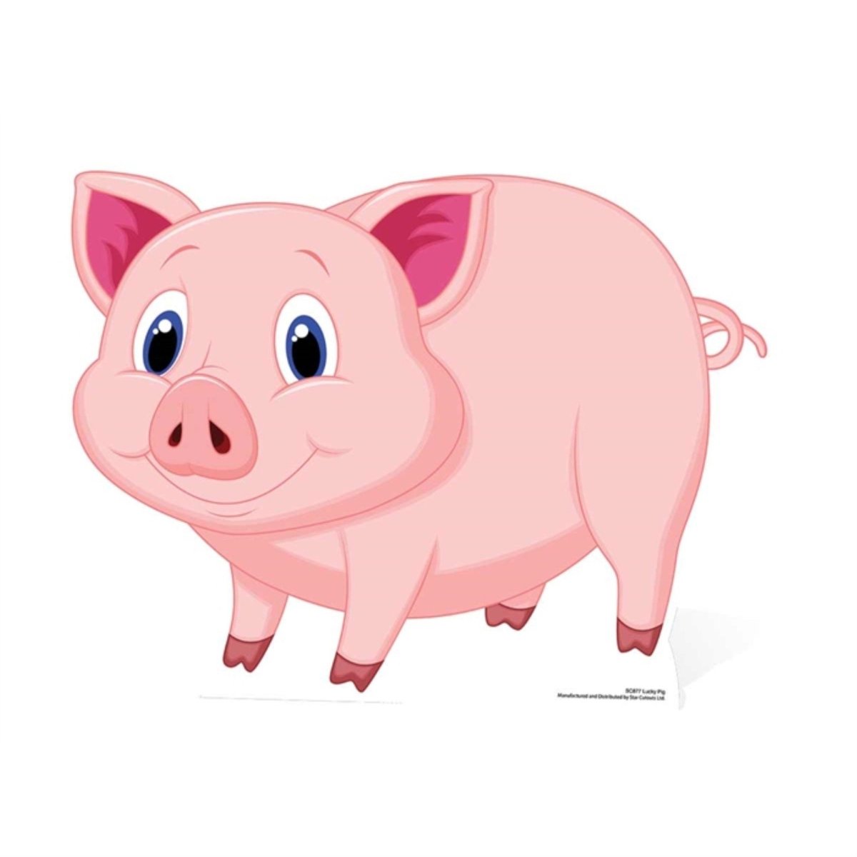 Свинья розовая для детей