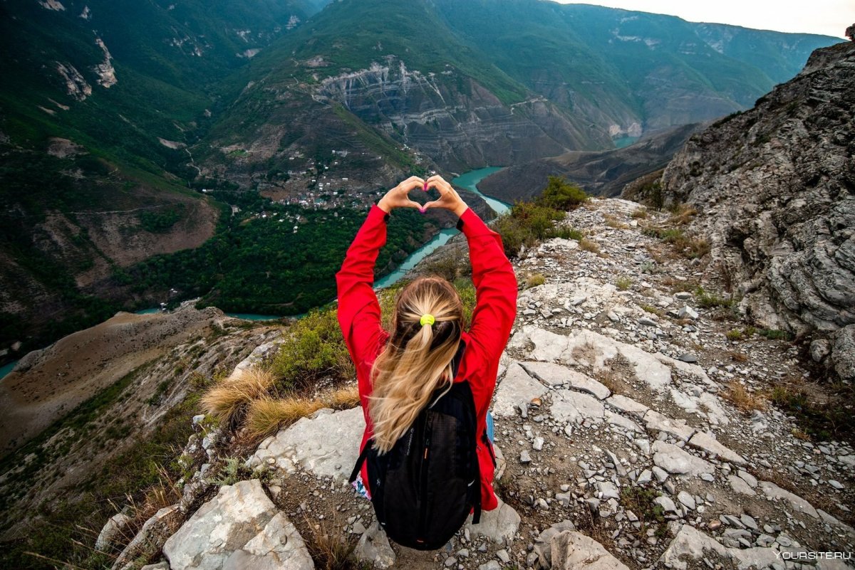 Сулакский каньон туристы