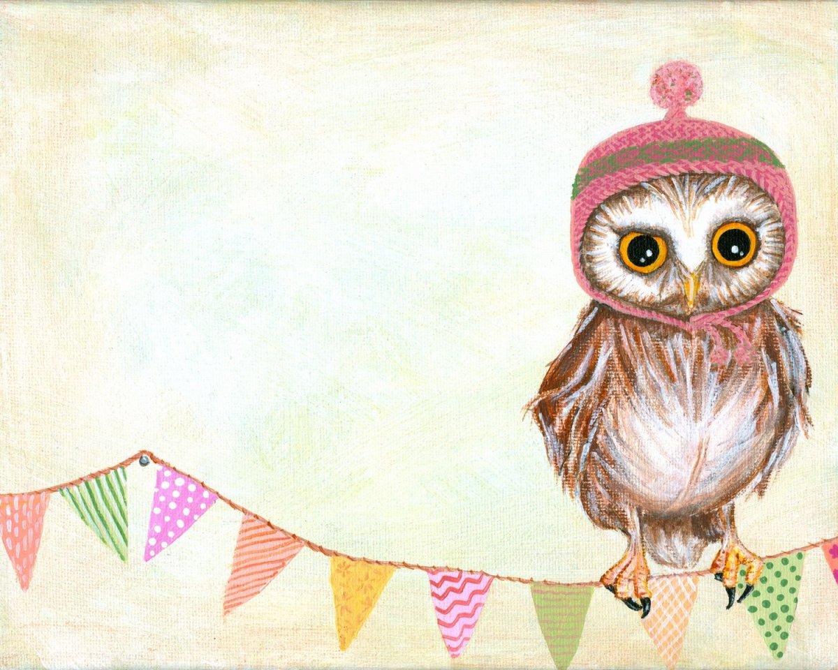 Сова рисунок