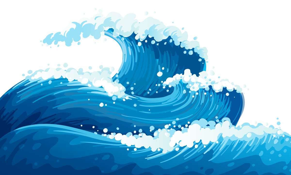 Волна мультяшная