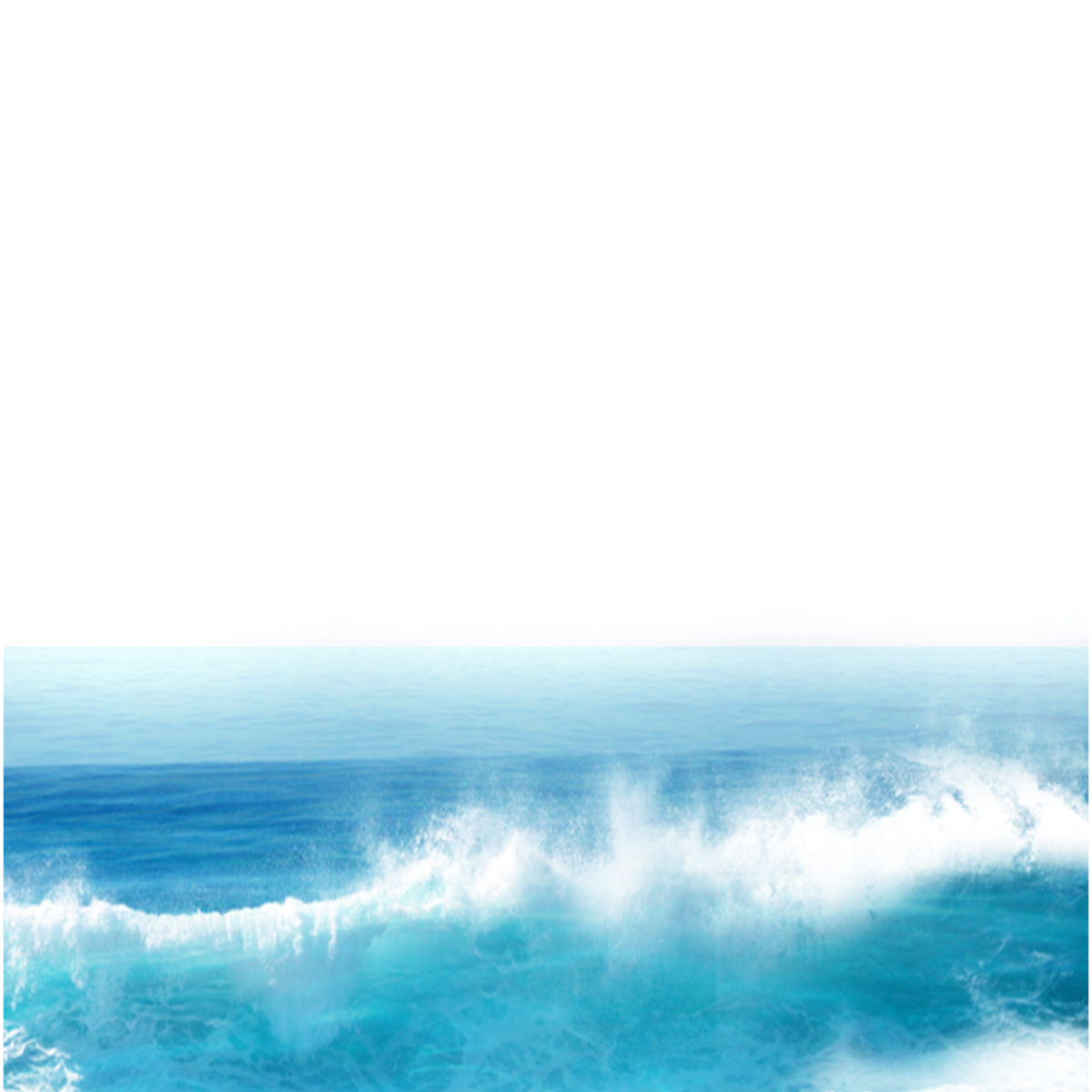 Волна на прозрачном фоне