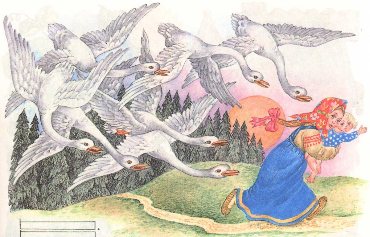 Дикие лебеди сказка Андерсена