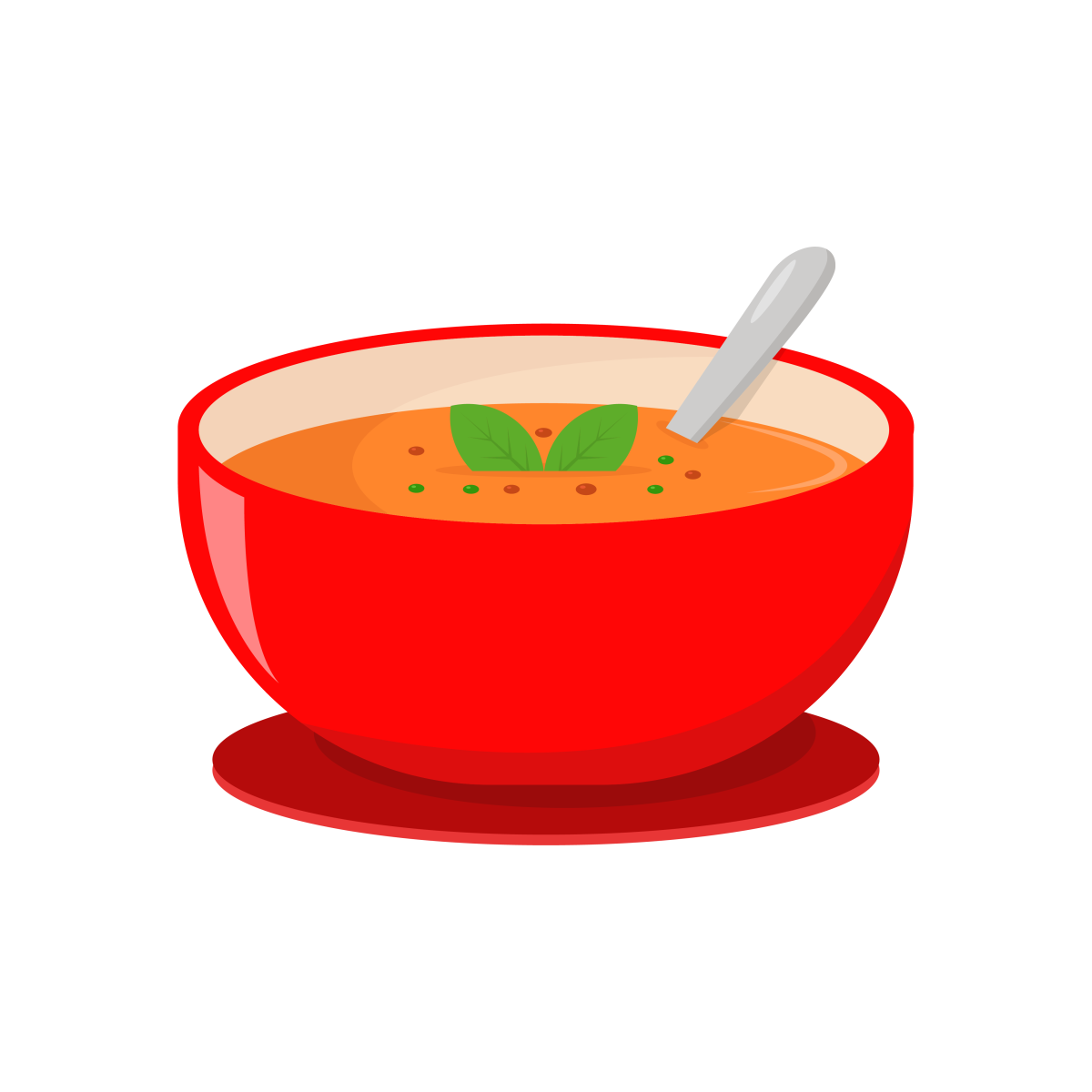 Тарелка с супом рисунок