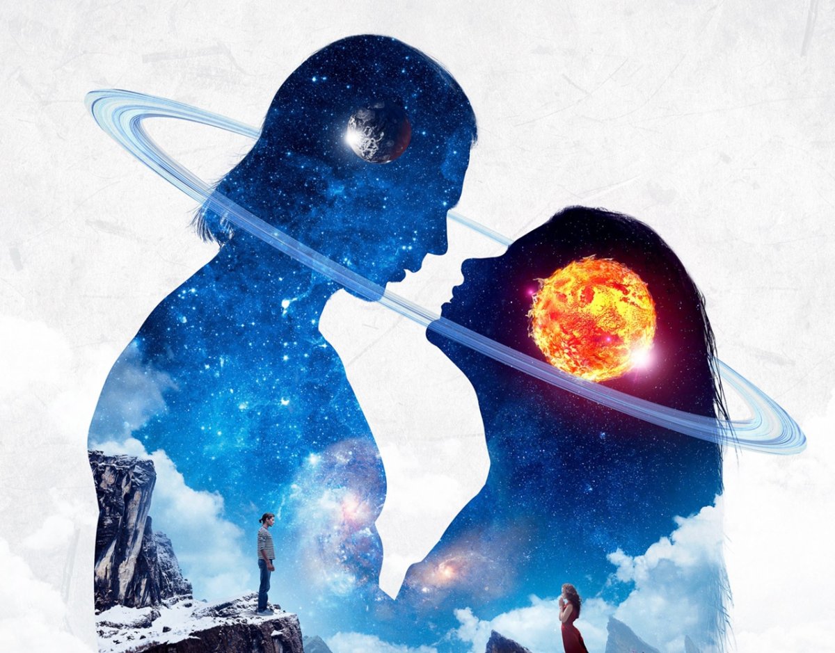 Мужчина и женщина космос