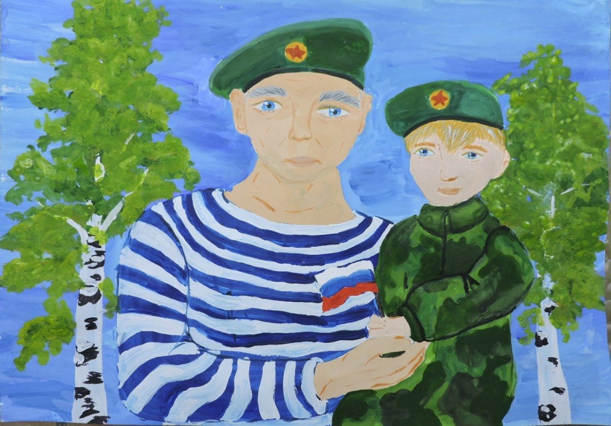 Плакат на 23 февраля в школу