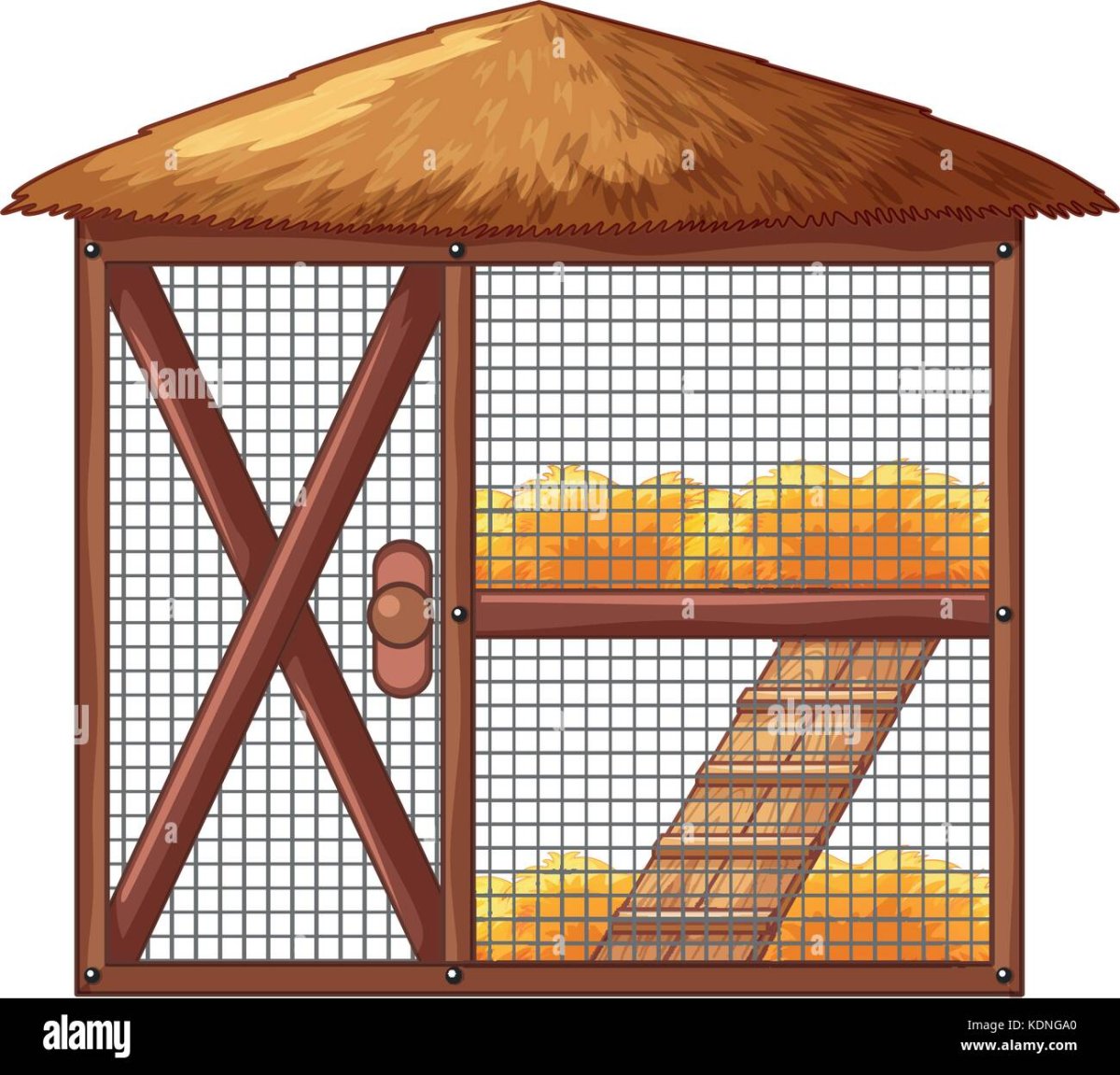 Домики курица и петушок