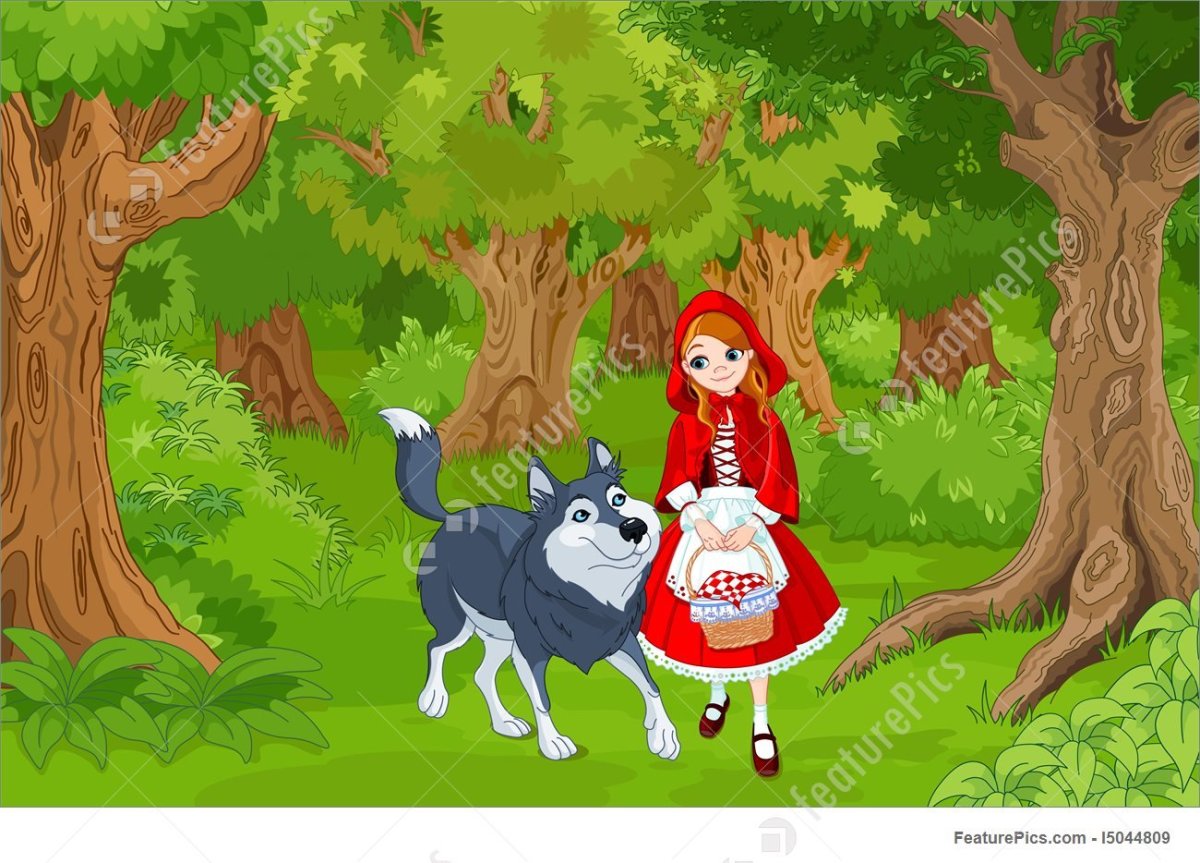 Красная шапочка фон