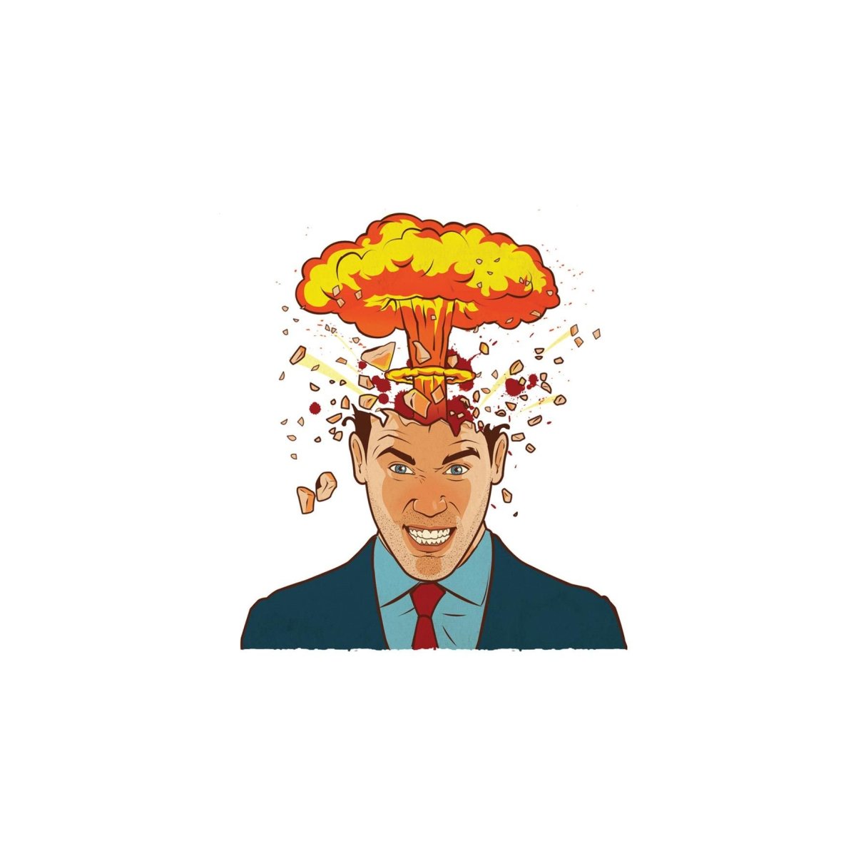 Эмодзи взрыв мозга