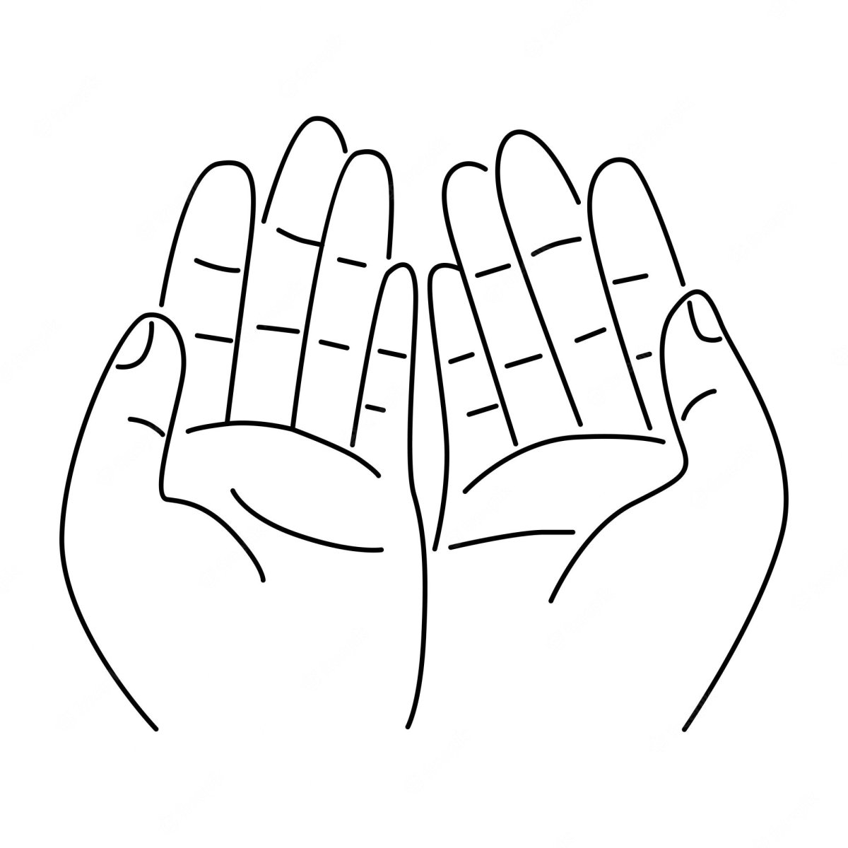 Ладони вместе