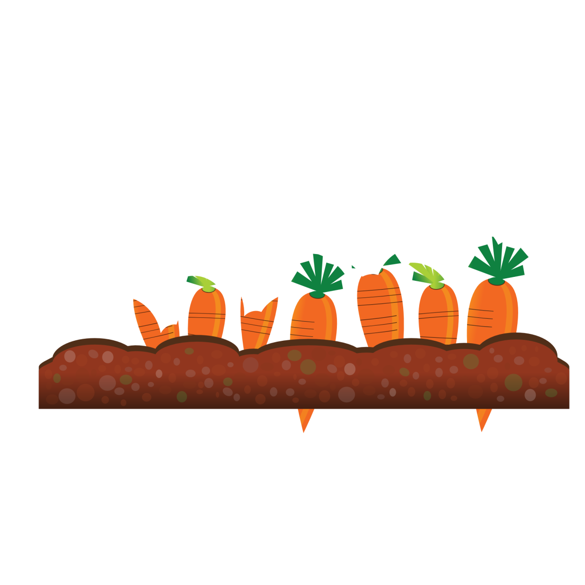 Мультяшный огород для детей