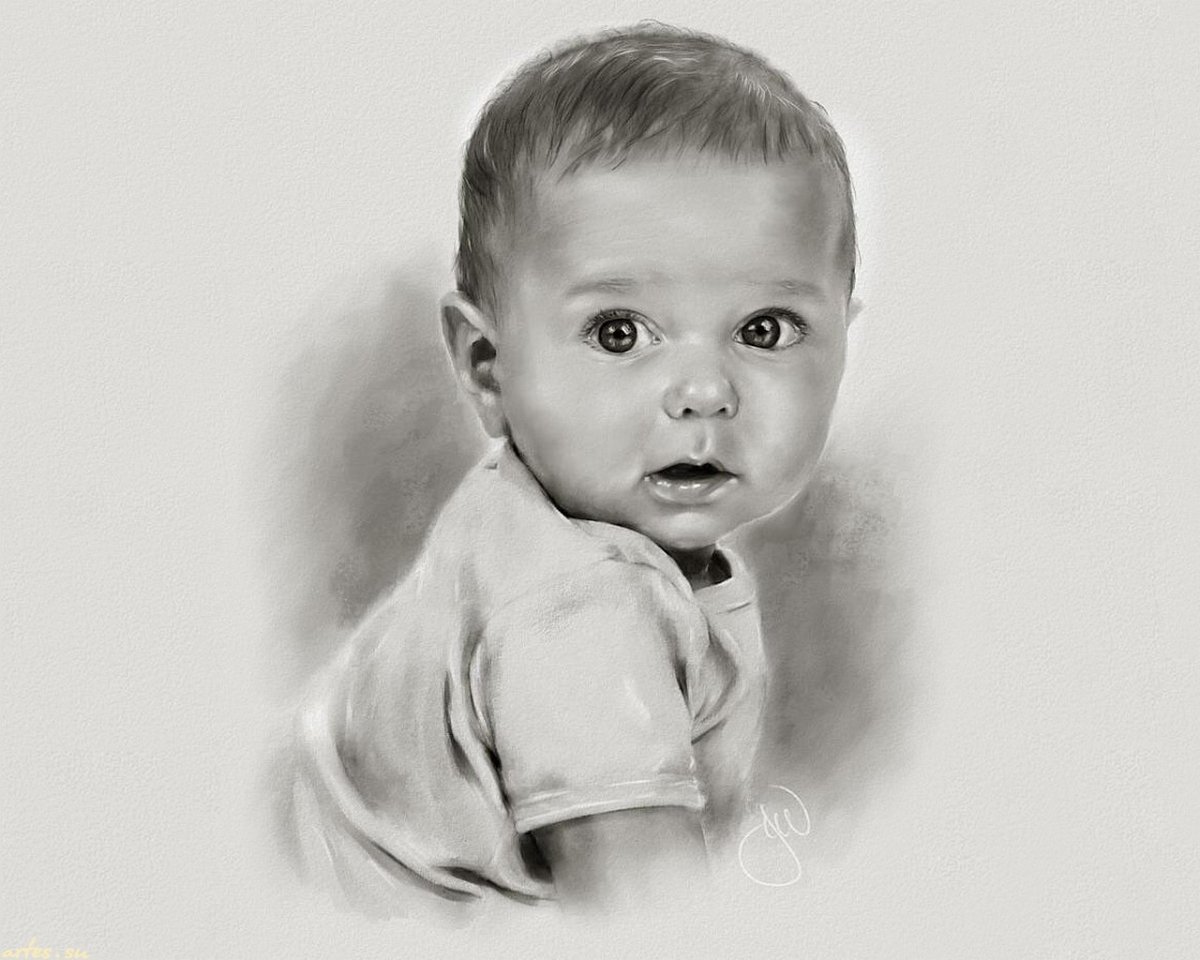 Портрет маленького ребенка