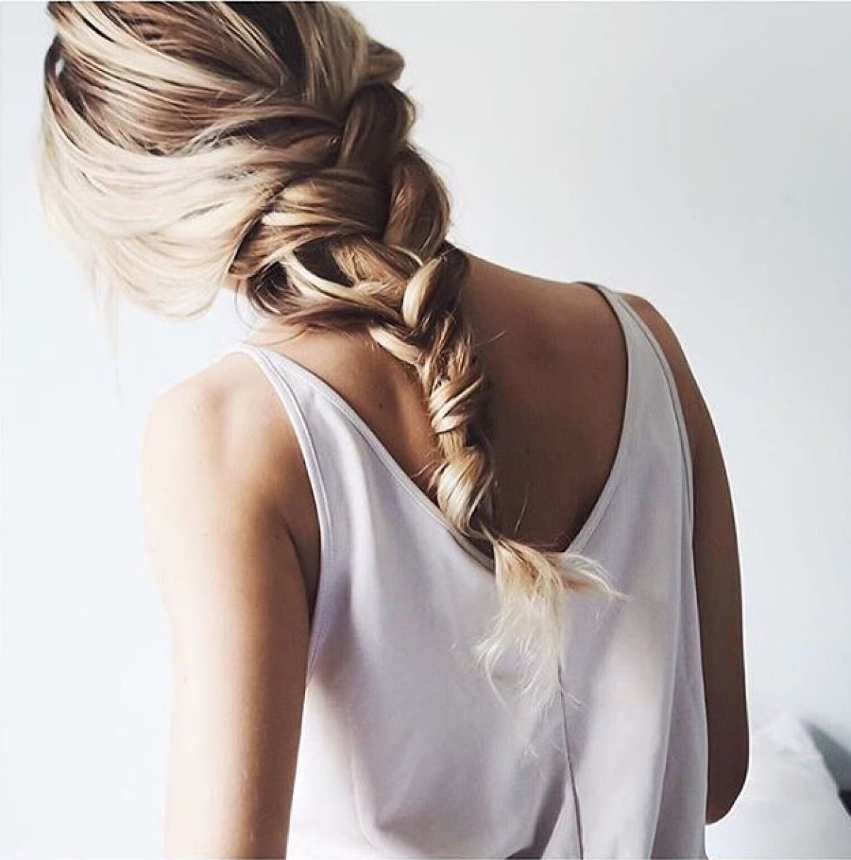 Небрежные косички