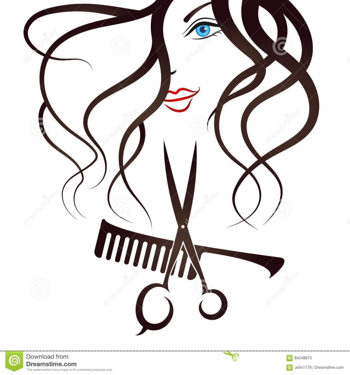 Расчесывание волос для детей иллюстрация