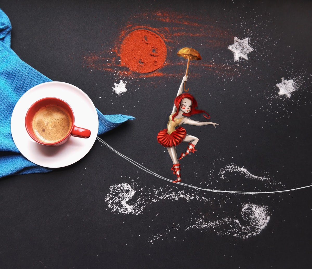 Итальянская художница Cinzia Bolognesi утро