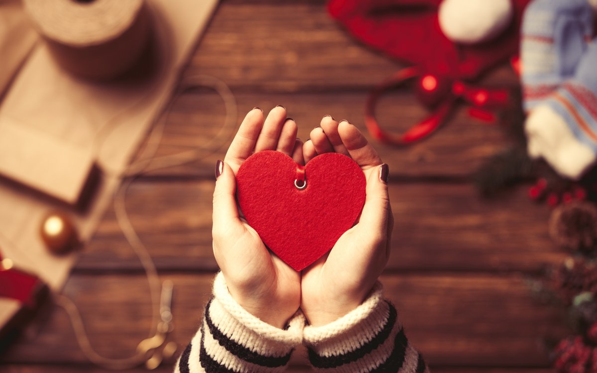 Картинка сердце в руках у девушки