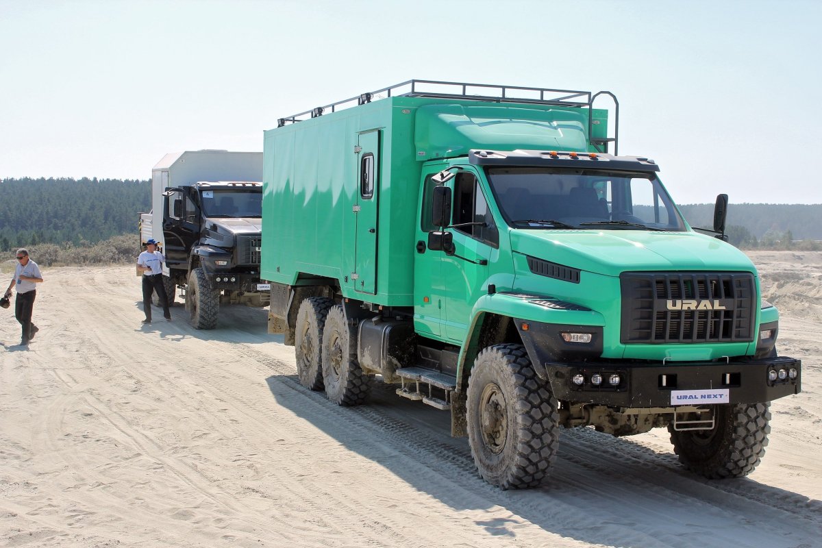 Урал Некст двухрядная кабина