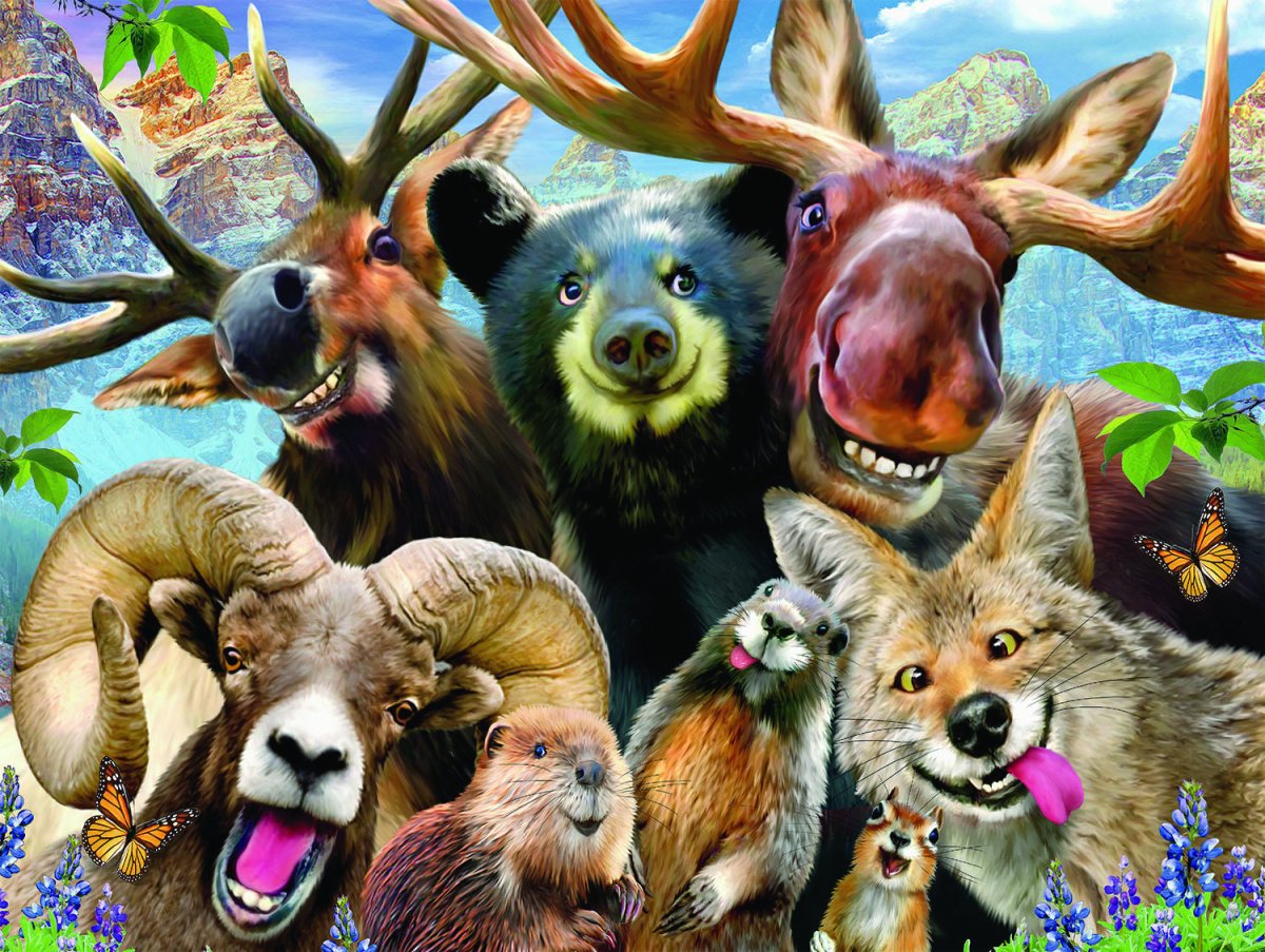 Много зверей