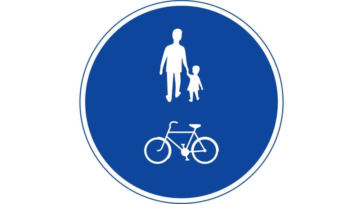 Знак велосипедная дорожка