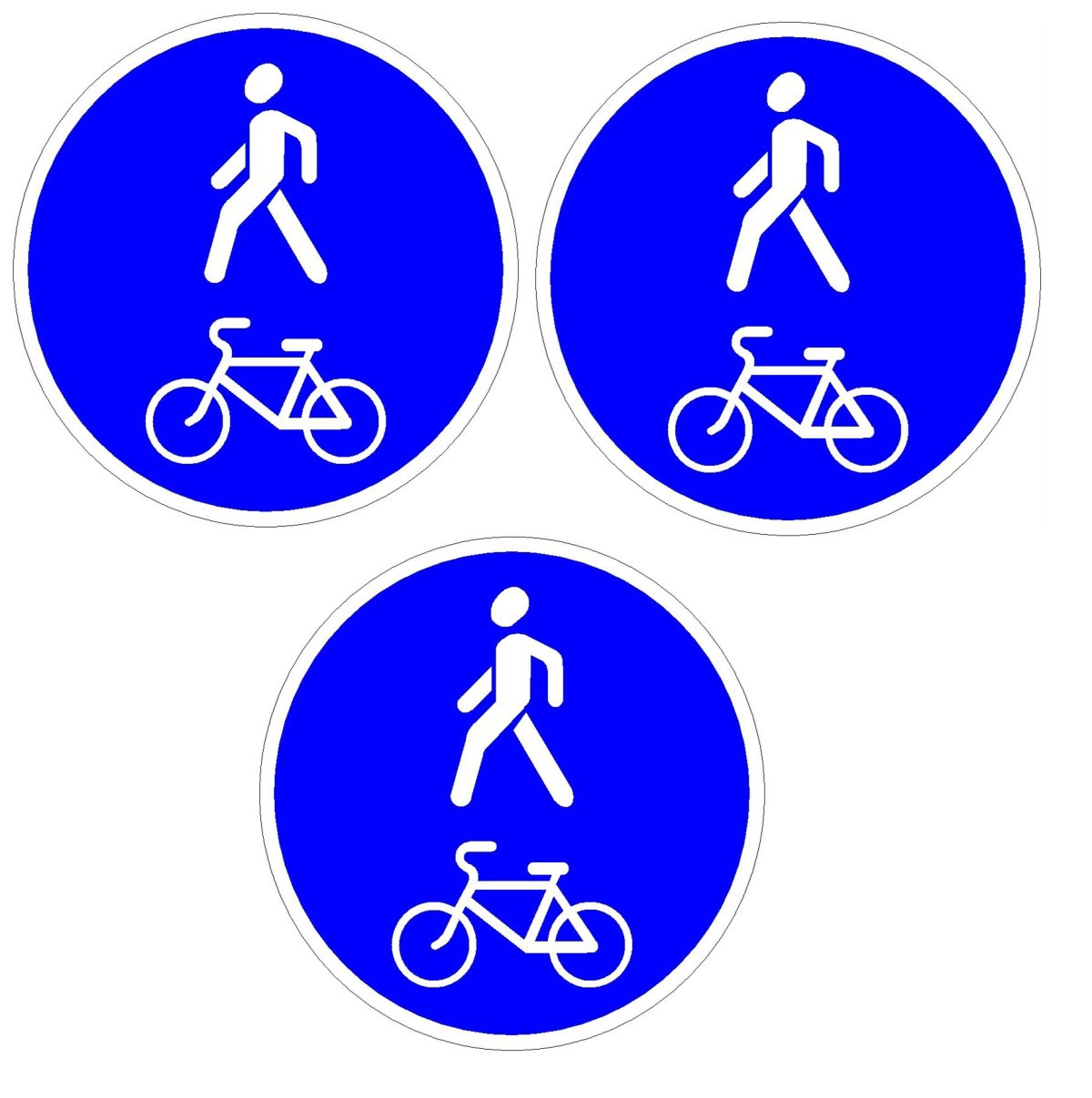 Знак велосипед