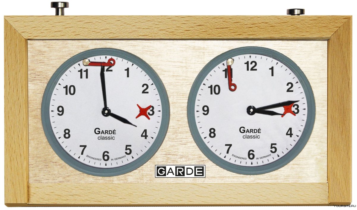 Деревянные шахматные часы