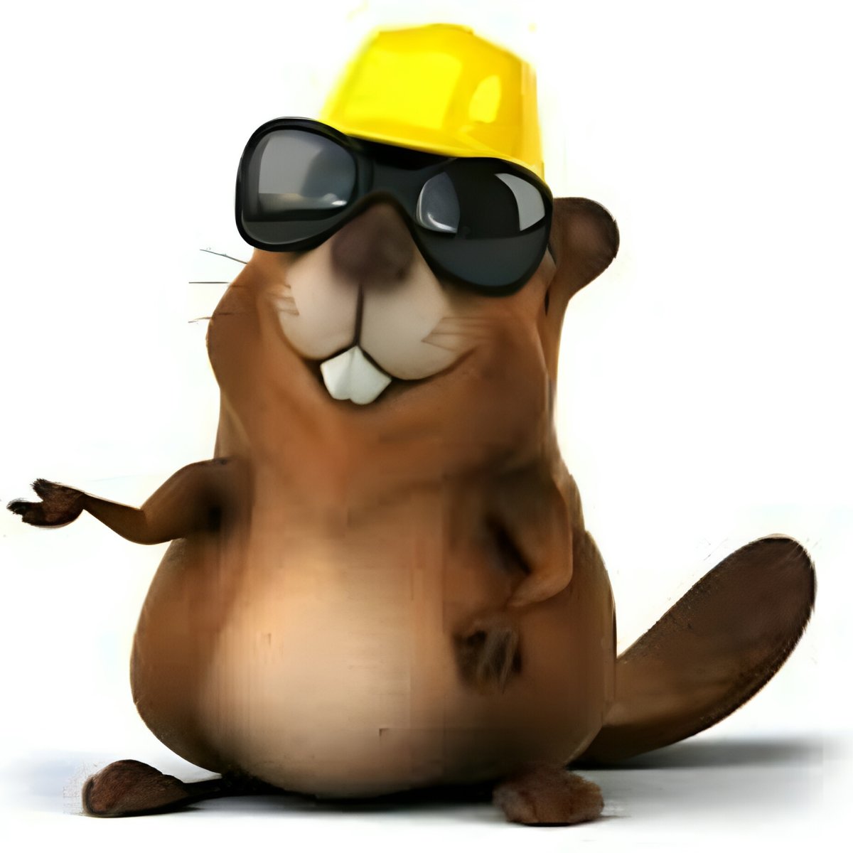 Бобер в очках