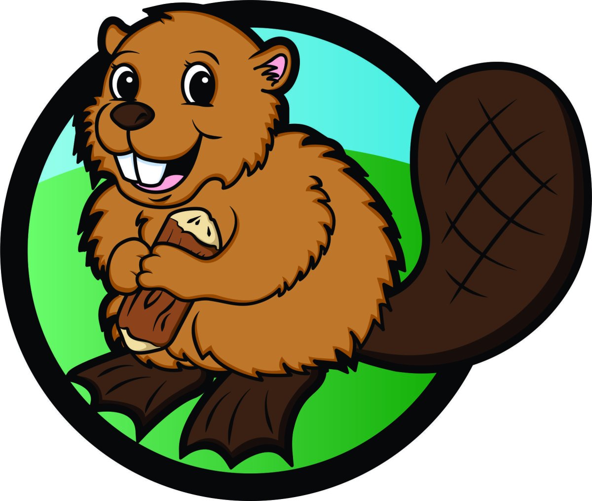 Логотип с бобром