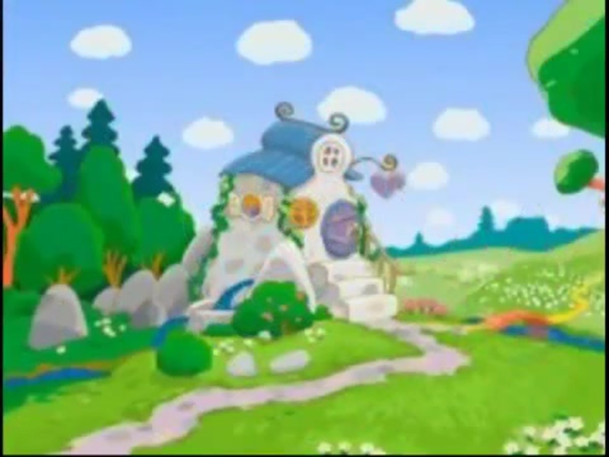 Домики смешариков внутри Бараш