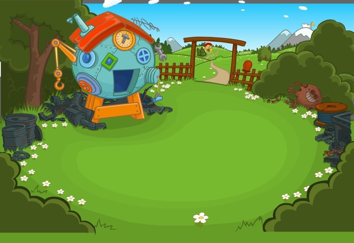 Смешарики домик ежика