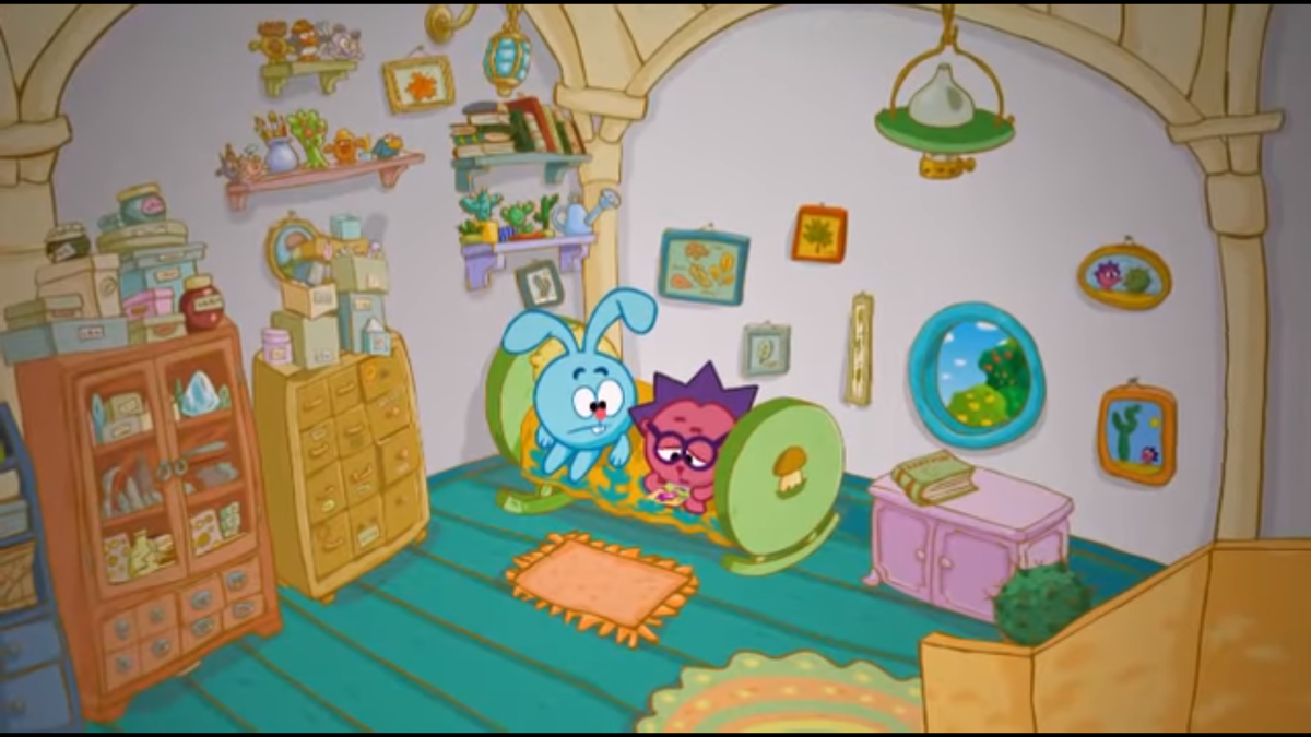 Смешарики домик кар Карыча