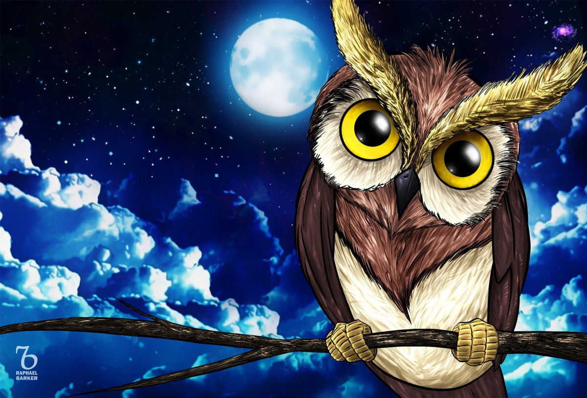 Сова из мультика