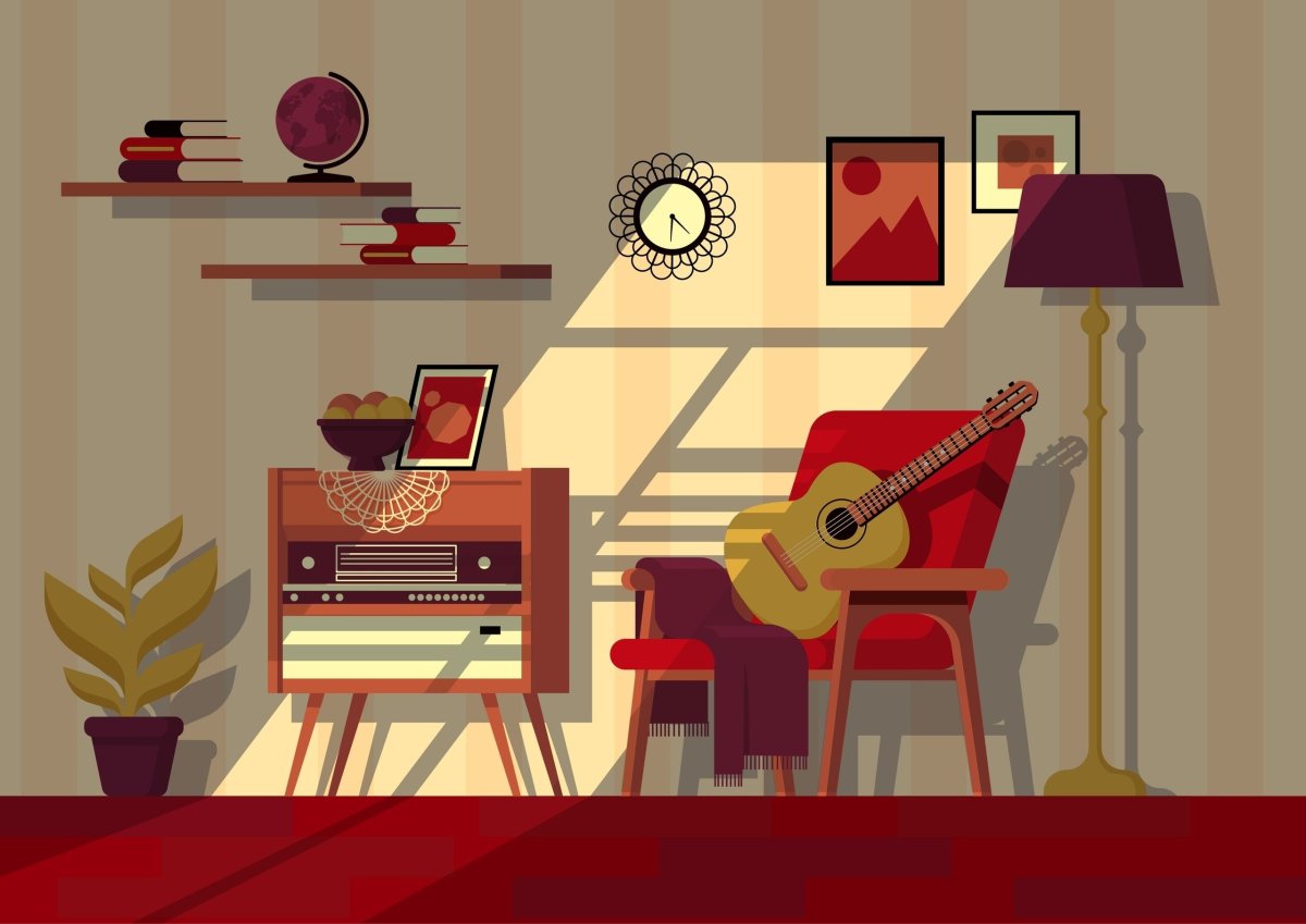 Интерьер в стиле флэт