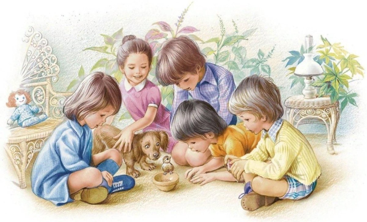 Доброта дети