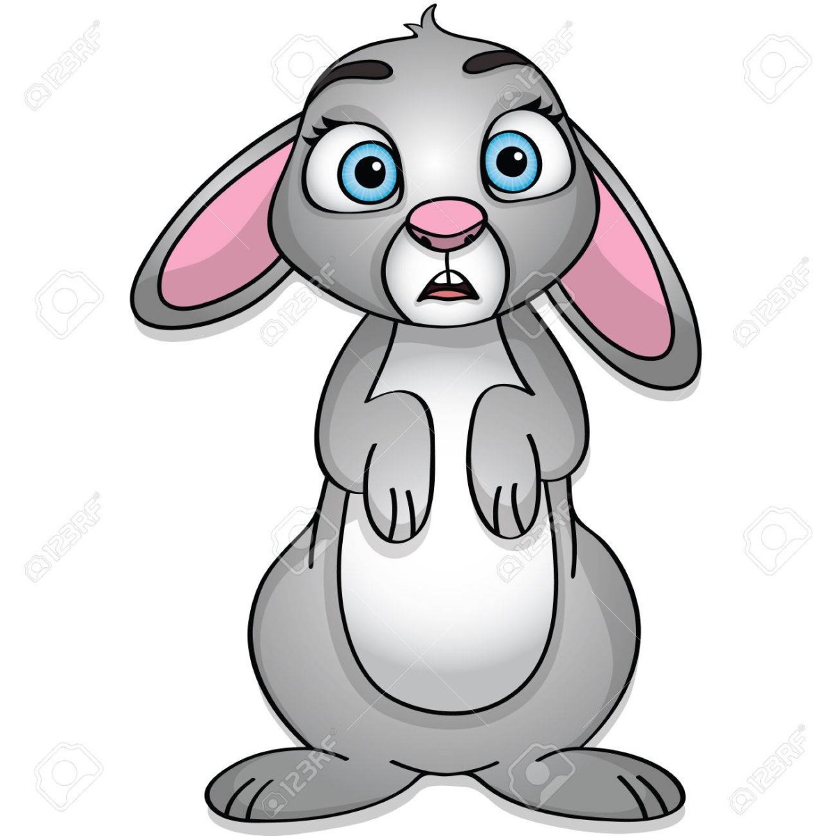 Трусливый зайчик