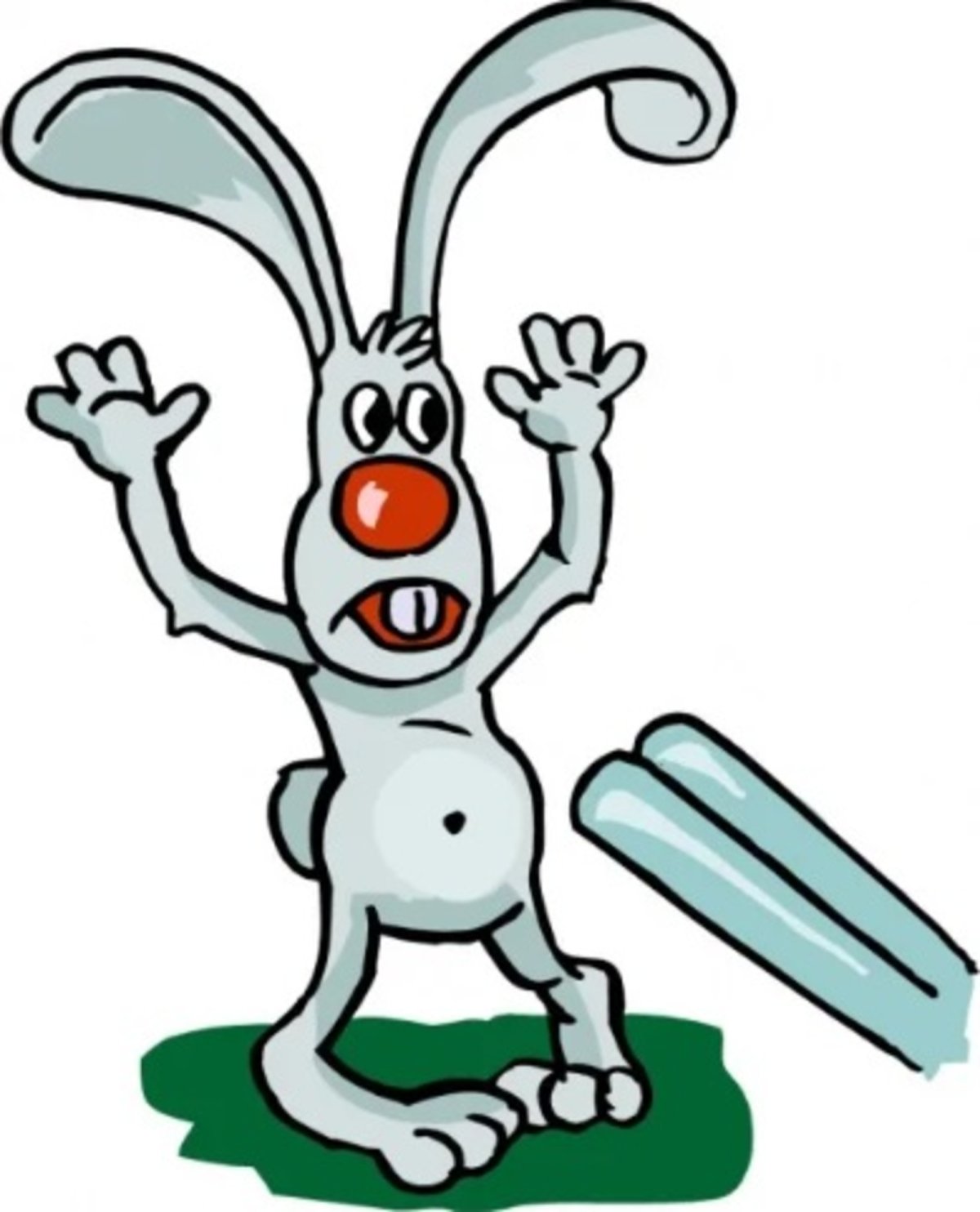 Испуганный зайчик