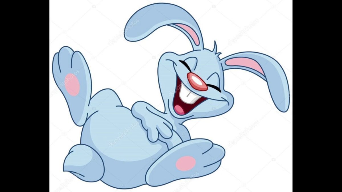 Зайка смеется