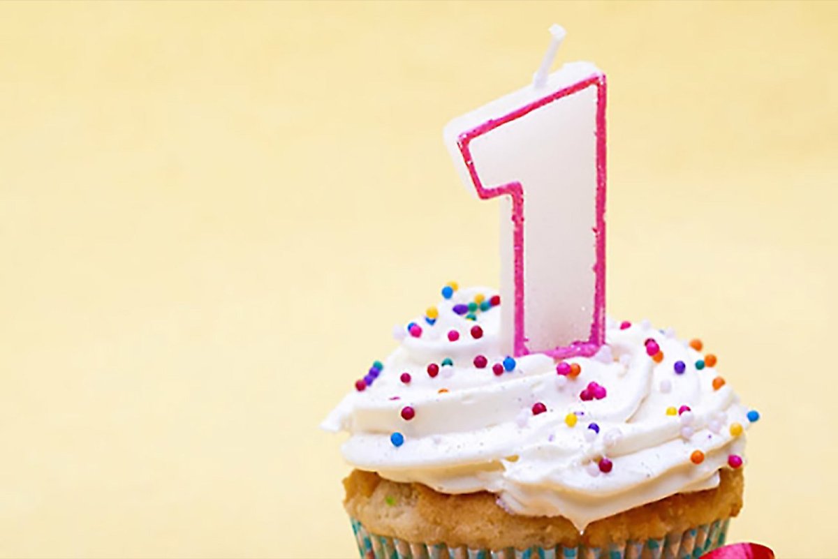 Открытка 1 месяц