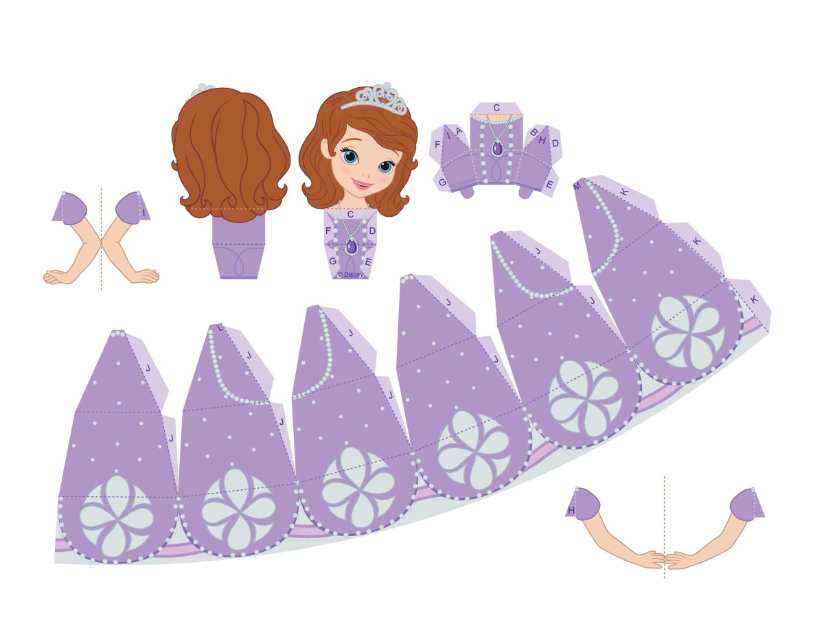 Принцесса София одевалки