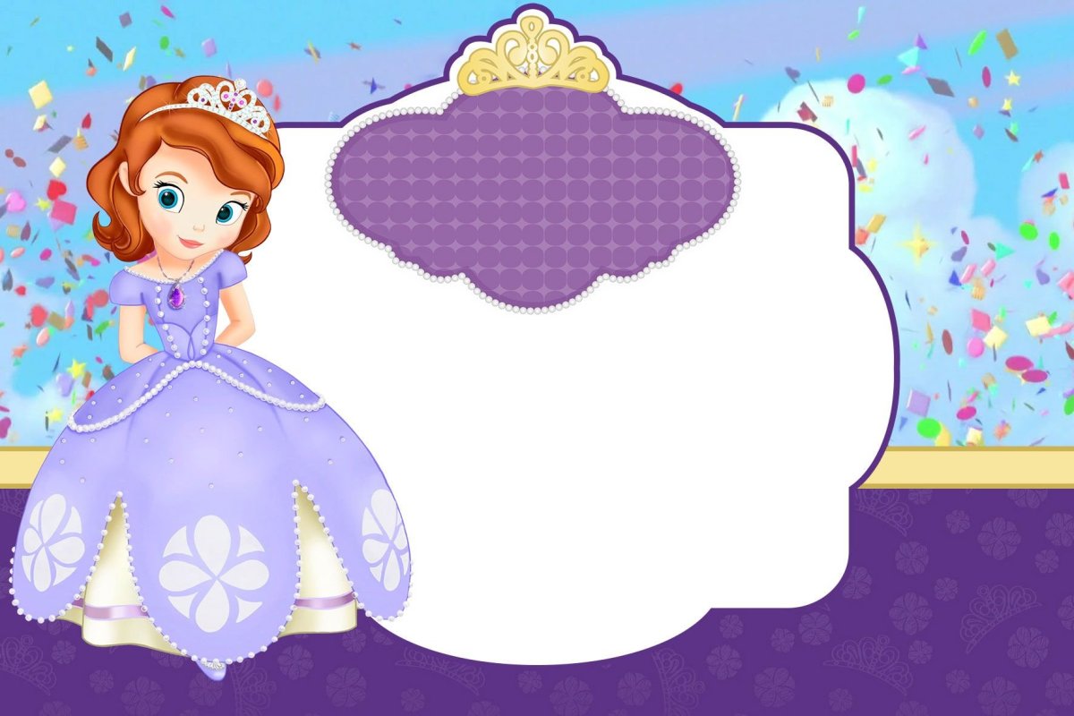 Пригласительные принцесса София