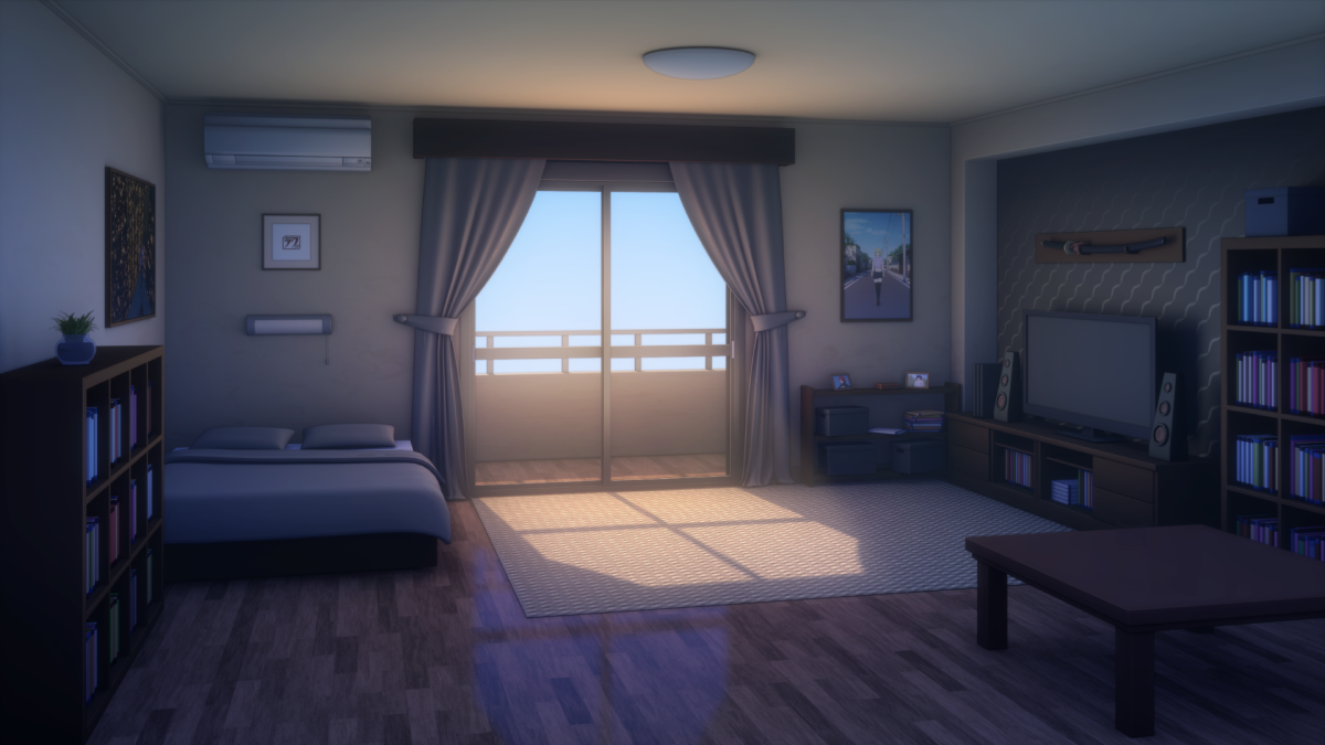 Комната из аниме