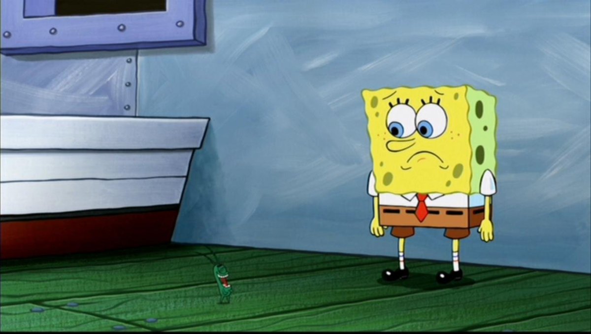 Грустный губка Боб