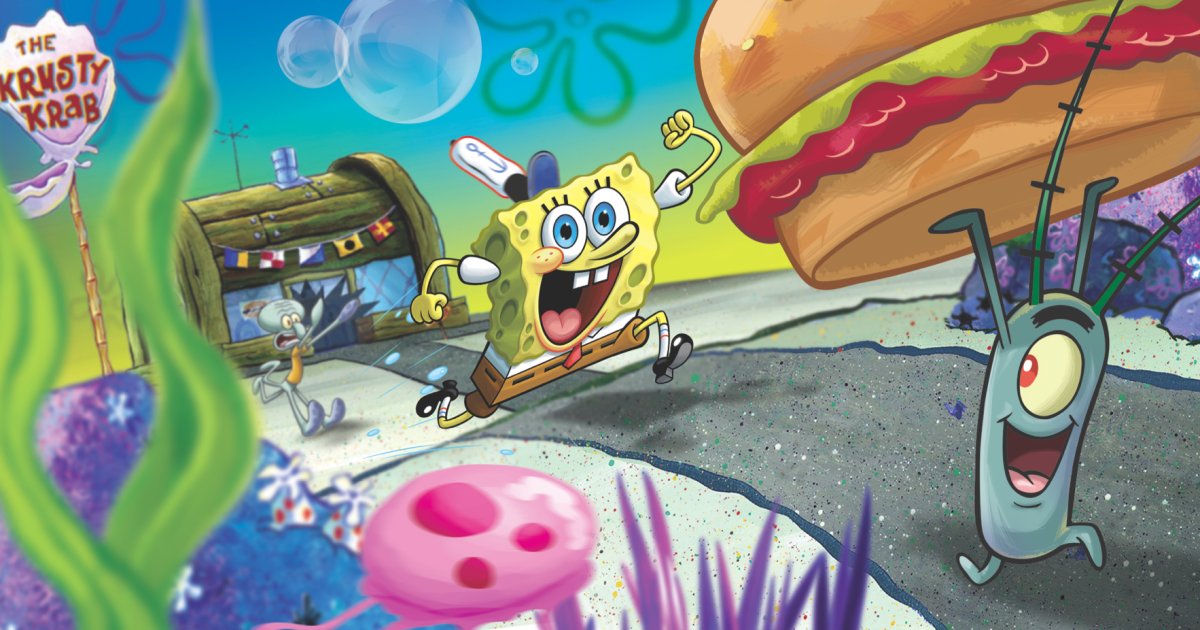 Мультик Спанч Боб квадратные штаны