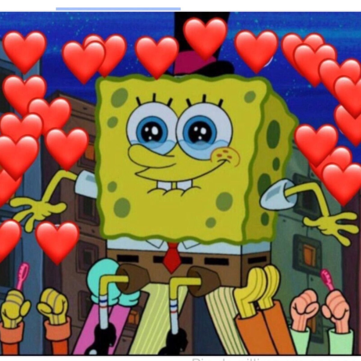 Губка Боб в розовых очках