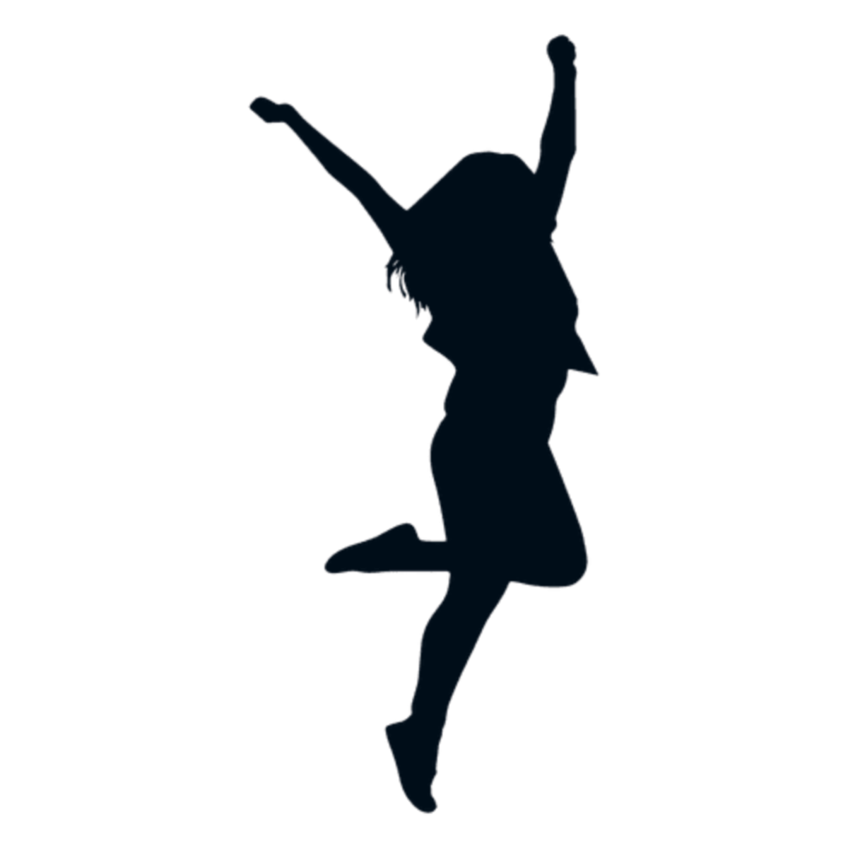 Силуэт цветной