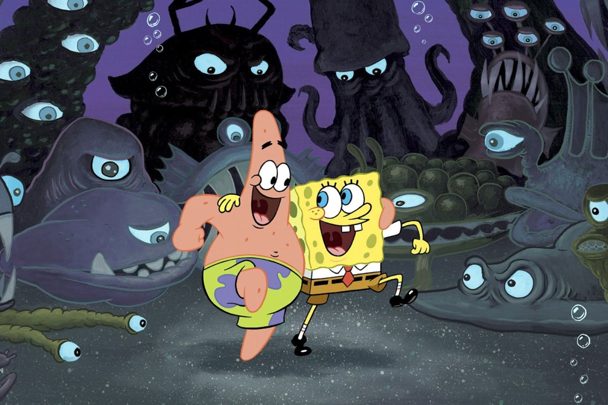 Губка Боб малыш Сквидди