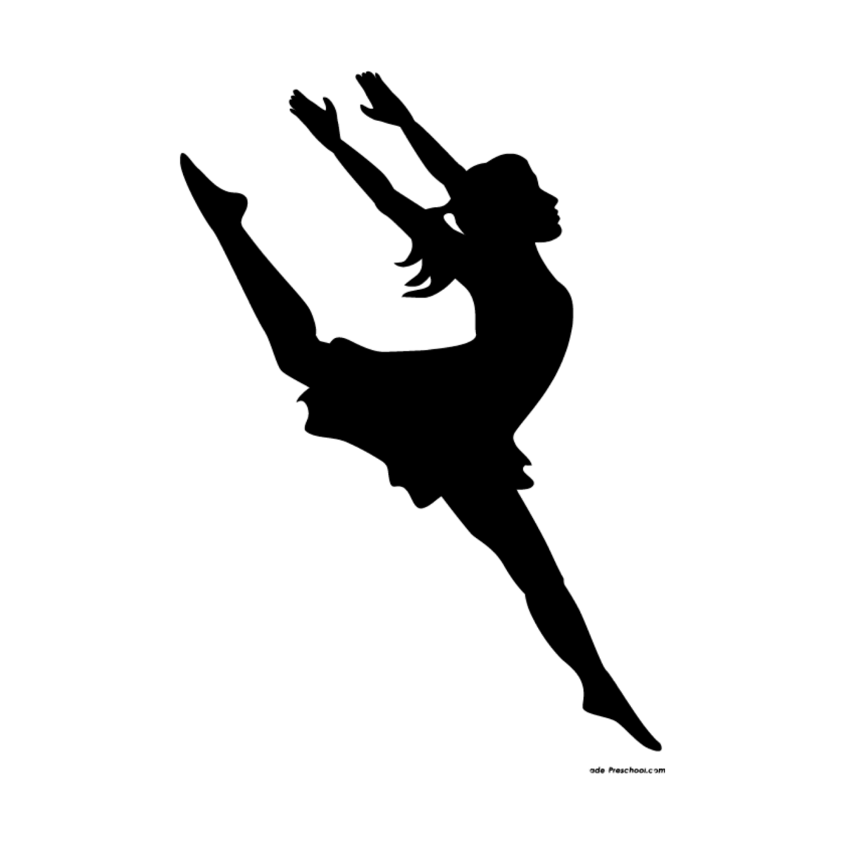 Современные танцы силуэт