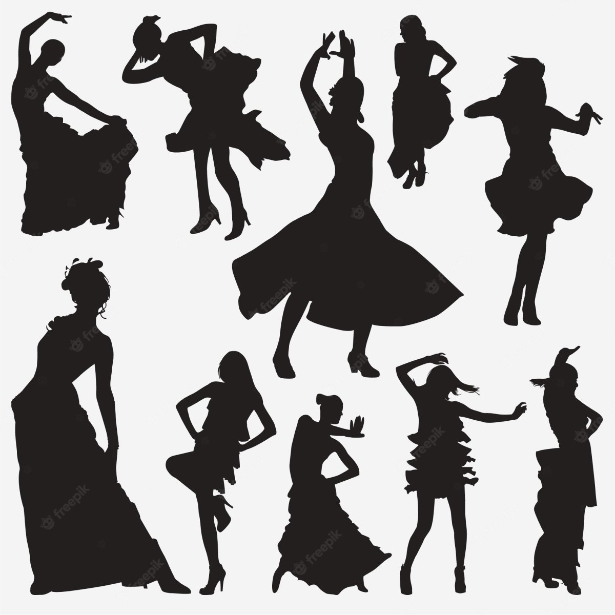 Танцы силуэт