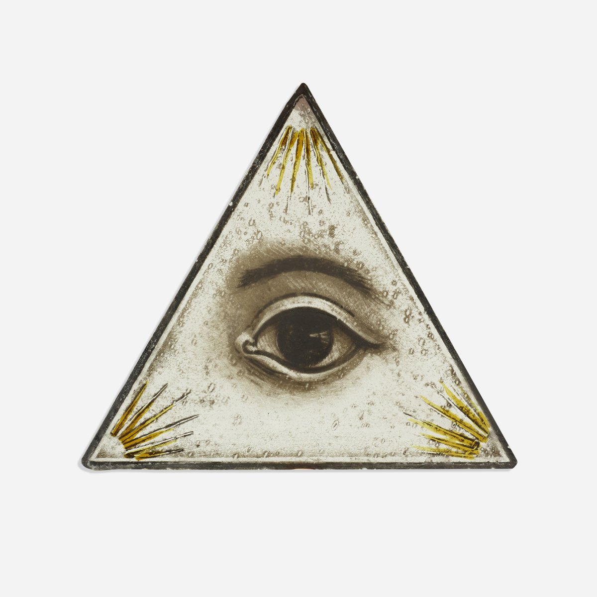 Масонский треугольник с глазом тату