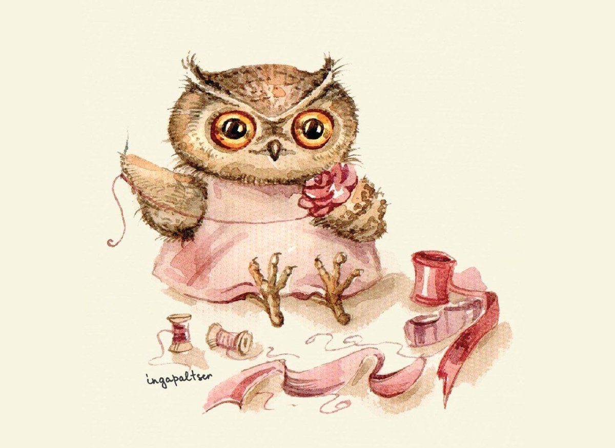 Совы художницы Инги Пальцер
