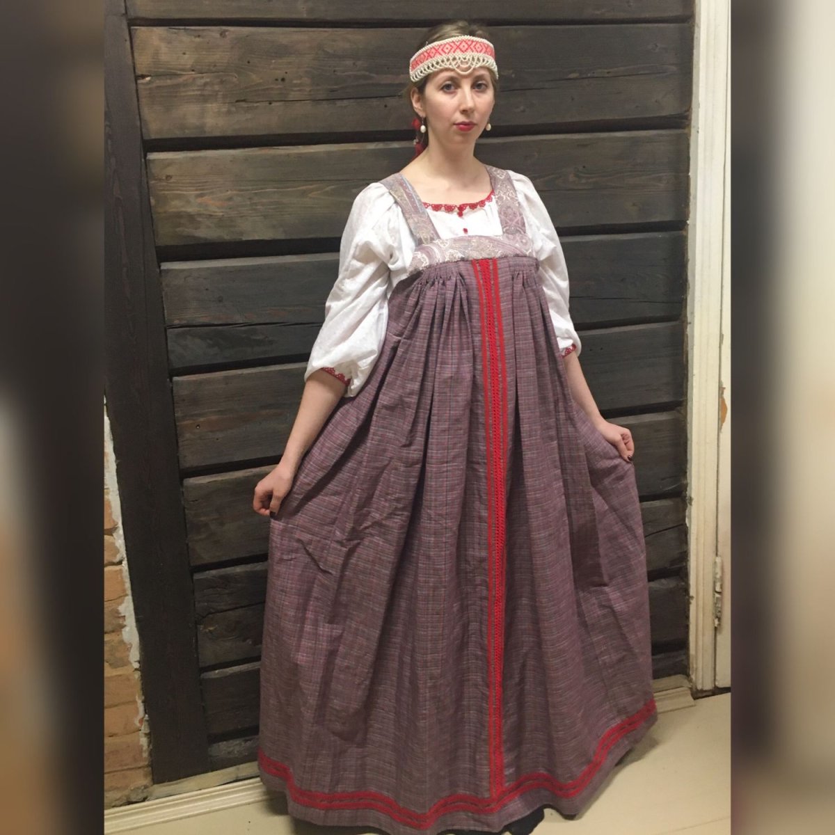 Русский повседневный сарафан