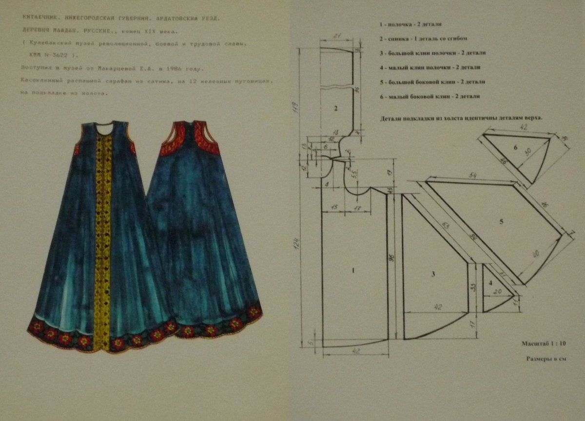Сарафан русский народный для девочки